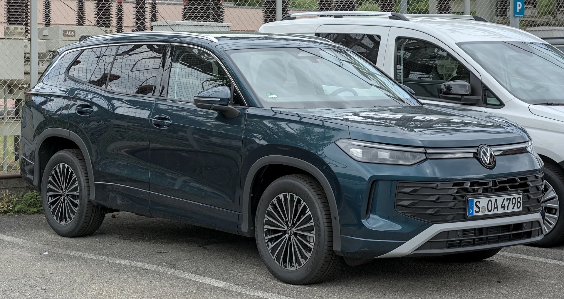 Europski Volkswagen Tayron fotografiran u Stuttgartu